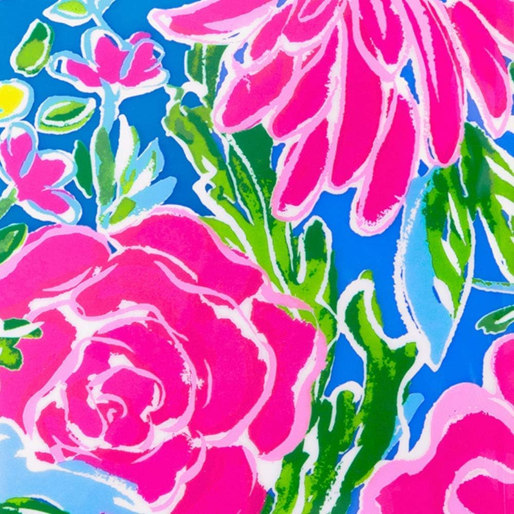 Lilly Pulitzer Leatherette Initial Keychain, Letter Bag Charm for Women